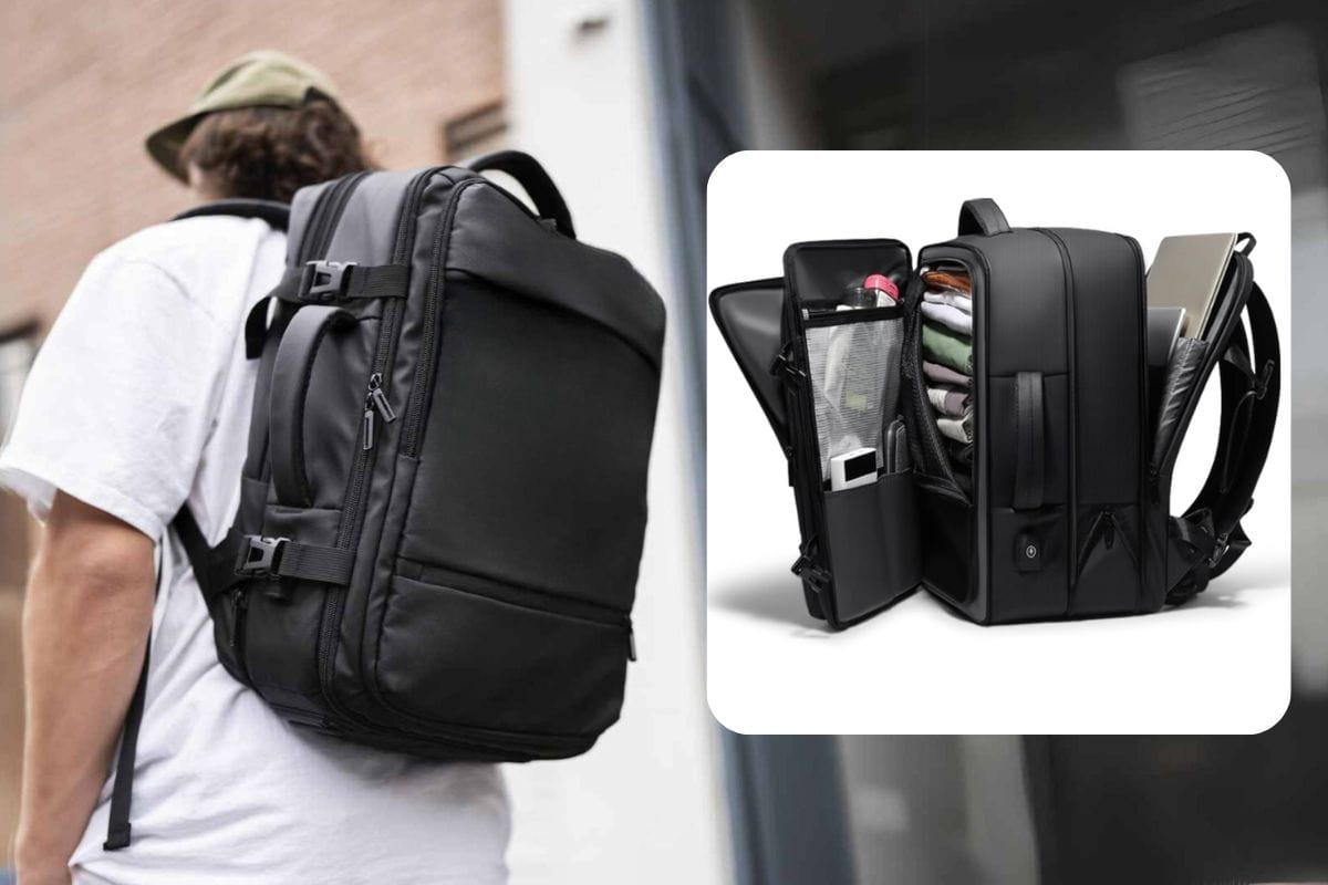 backpack travel essentials Victorinox Packable in Grey through sleeve lets you seamlessly attach to rolling bags for hassle Our Spring Break Travel Essentials