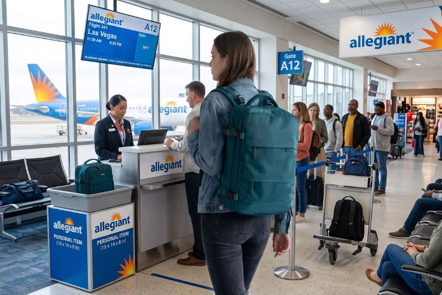 Allegiant Air Personal Item Size