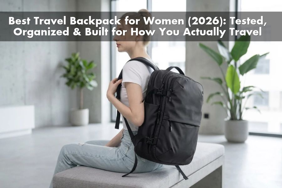 Best Travel Backpack for Women (2026): Tested, Organized & Built for How You Actually Travel