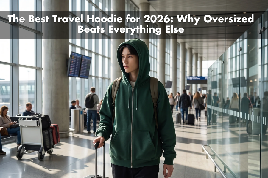 The Best Travel Hoodie for 2026: Why Oversized Beats Everything Else