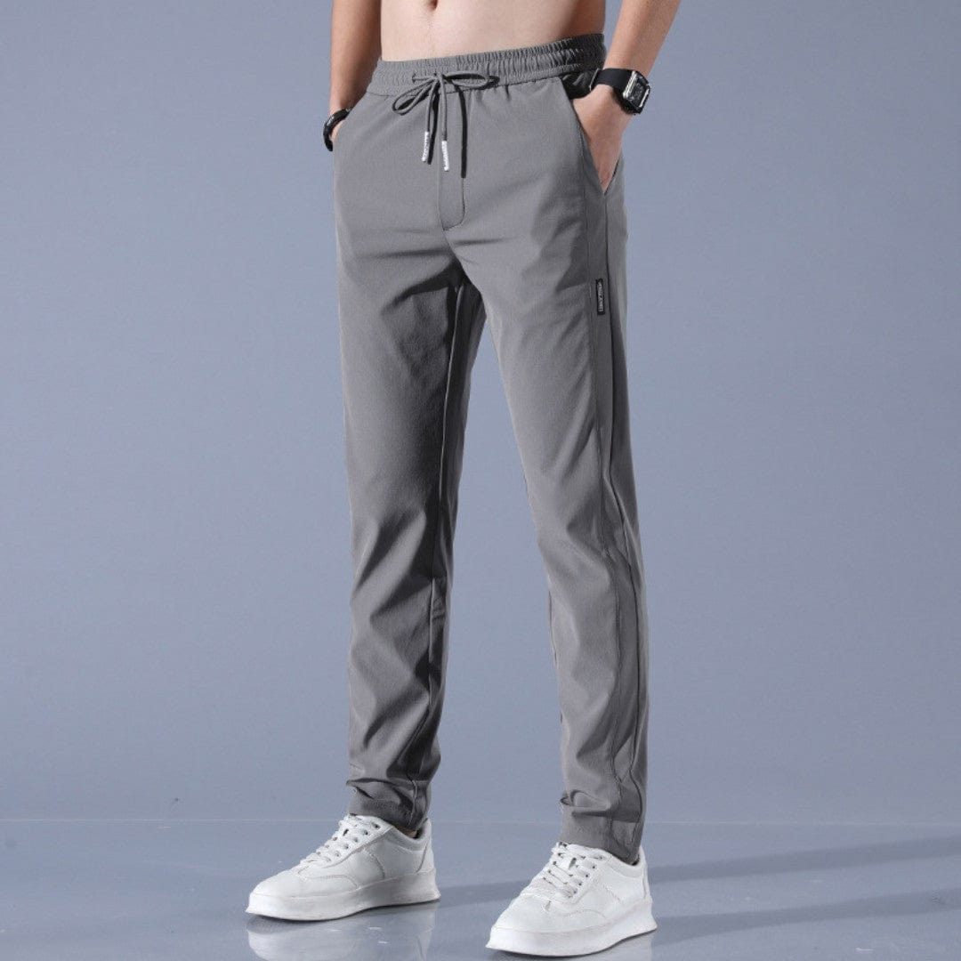 Ice Silk Casual Pants Dark Gray / M ARCA