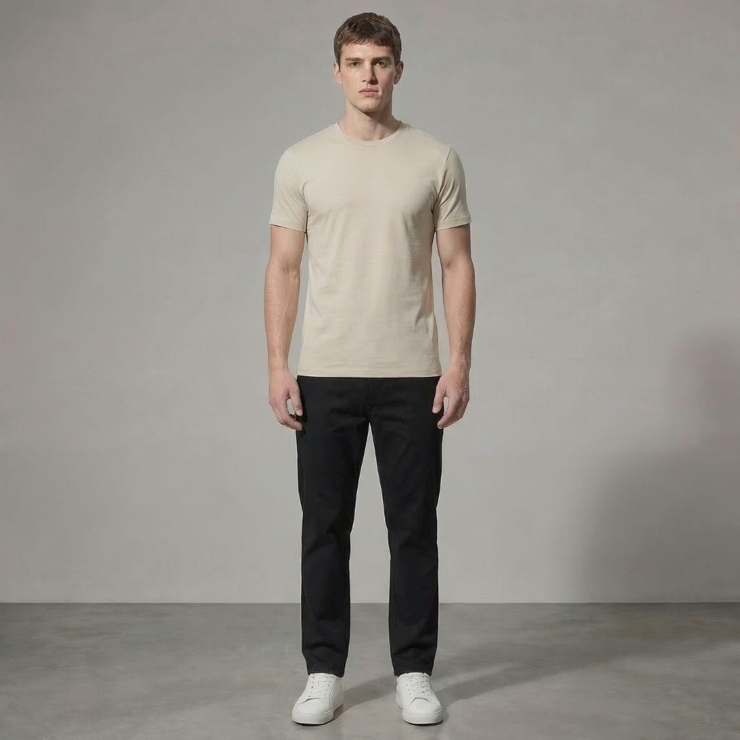 Mercerized Cotton T-Shirt ARCA