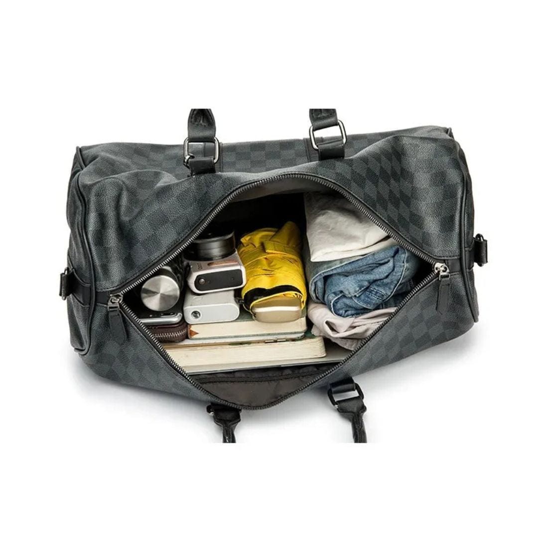 Overnight Duffle Bag Plaid Large Size ARCA