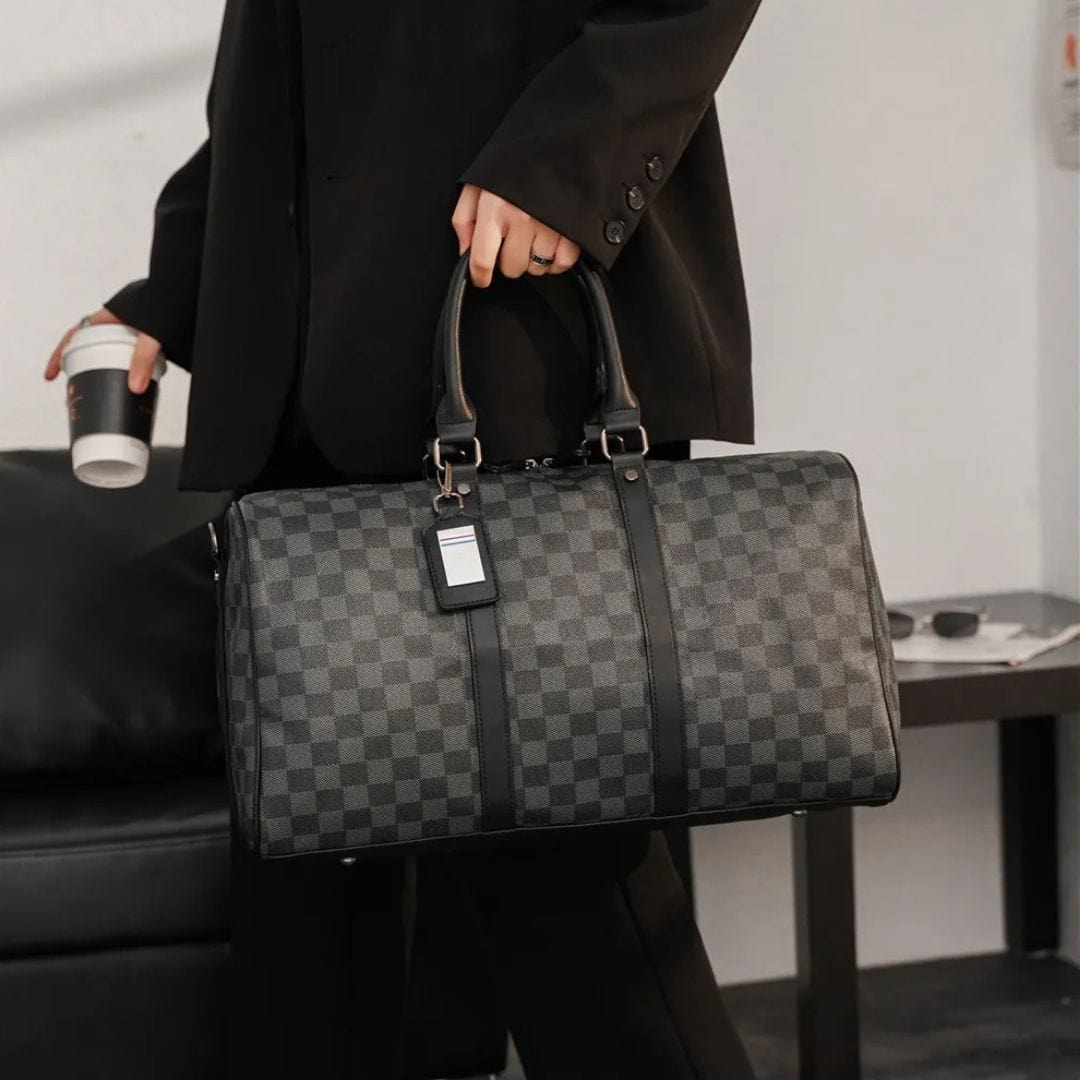 Overnight Duffle Bag Plaid Large Size ARCA