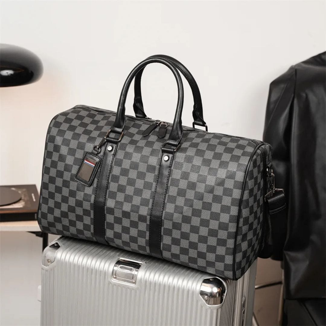 Overnight Duffle Bag Plaid Large Size ARCA