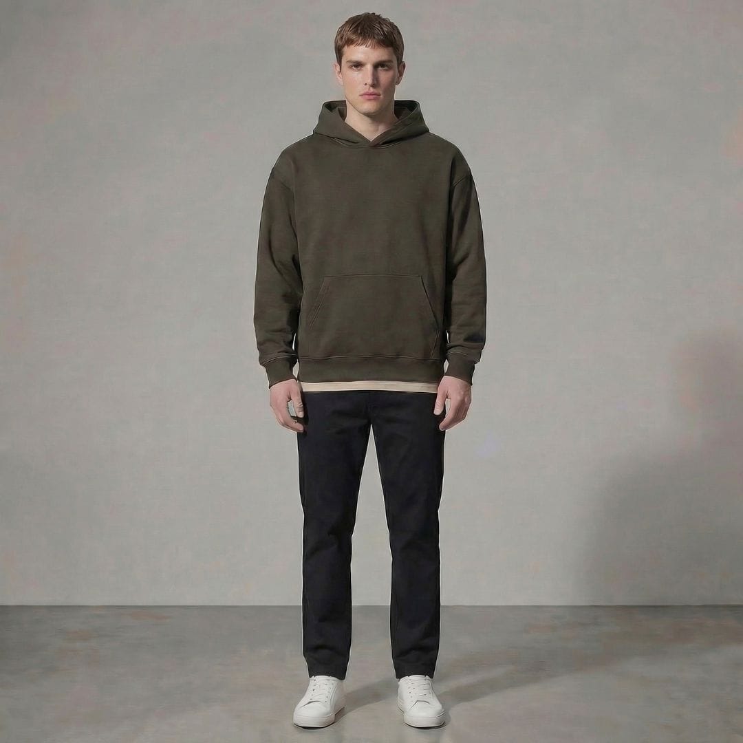 Oversized Cropped Hoodie ARCA