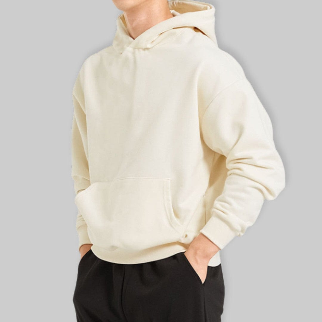 Oversized Cropped Hoodie Beige / 2XL ARCA