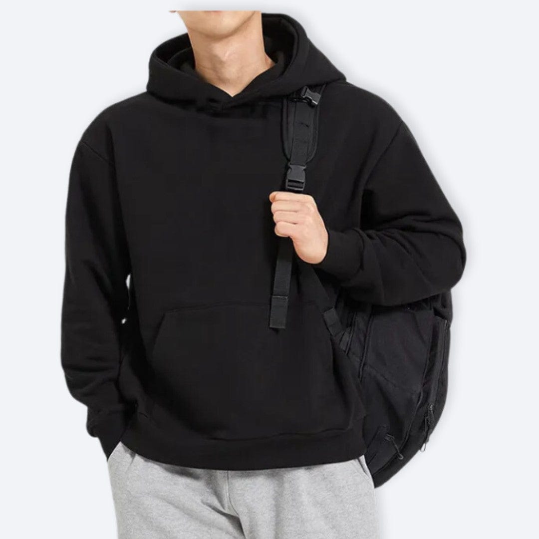 Oversized Cropped Hoodie Black / 2XL ARCA
