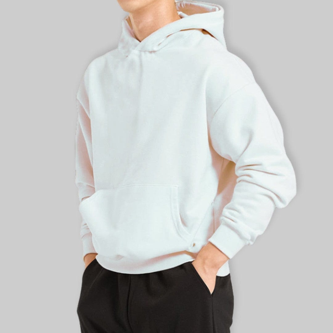 Oversized Cropped Hoodie White / 2XL ARCA