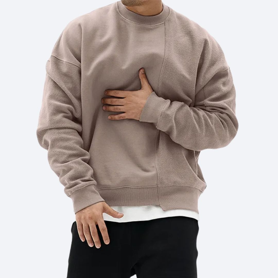 Oversized Men's Sweatshirt Mocha Taupe / M ARCA