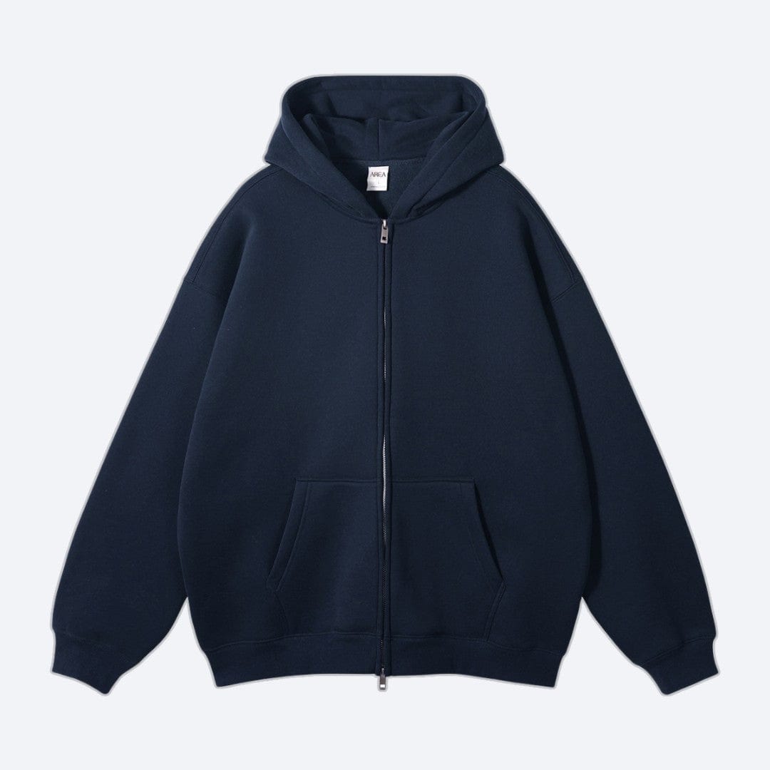 Oversized Zip Up Hoodie Dark Blue / S ARCA