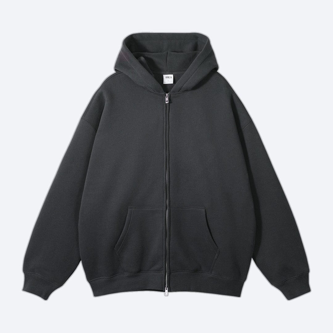 Oversized Zip Up Hoodie Dark Gray / S ARCA