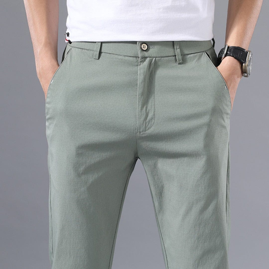 Slim Fit Casual Pants Light Grey / 28 ARCA