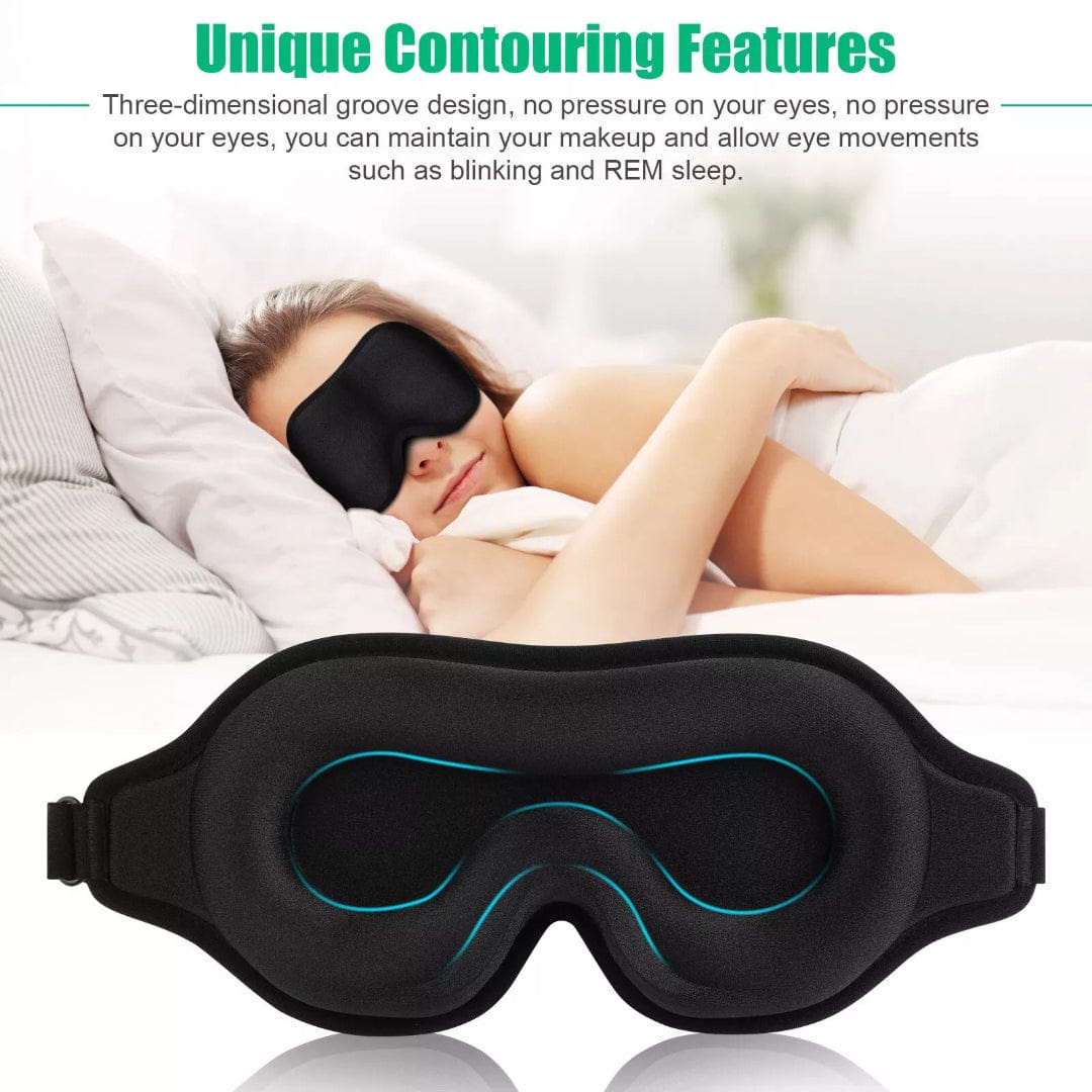 Travel Eye Mask Black ARCA