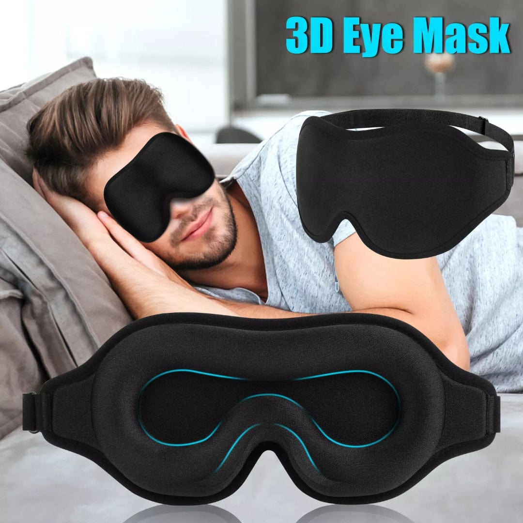 Travel Eye Mask Black ARCA