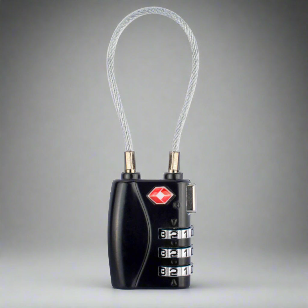 Tsa Approved Luggage Locks Black ARCA