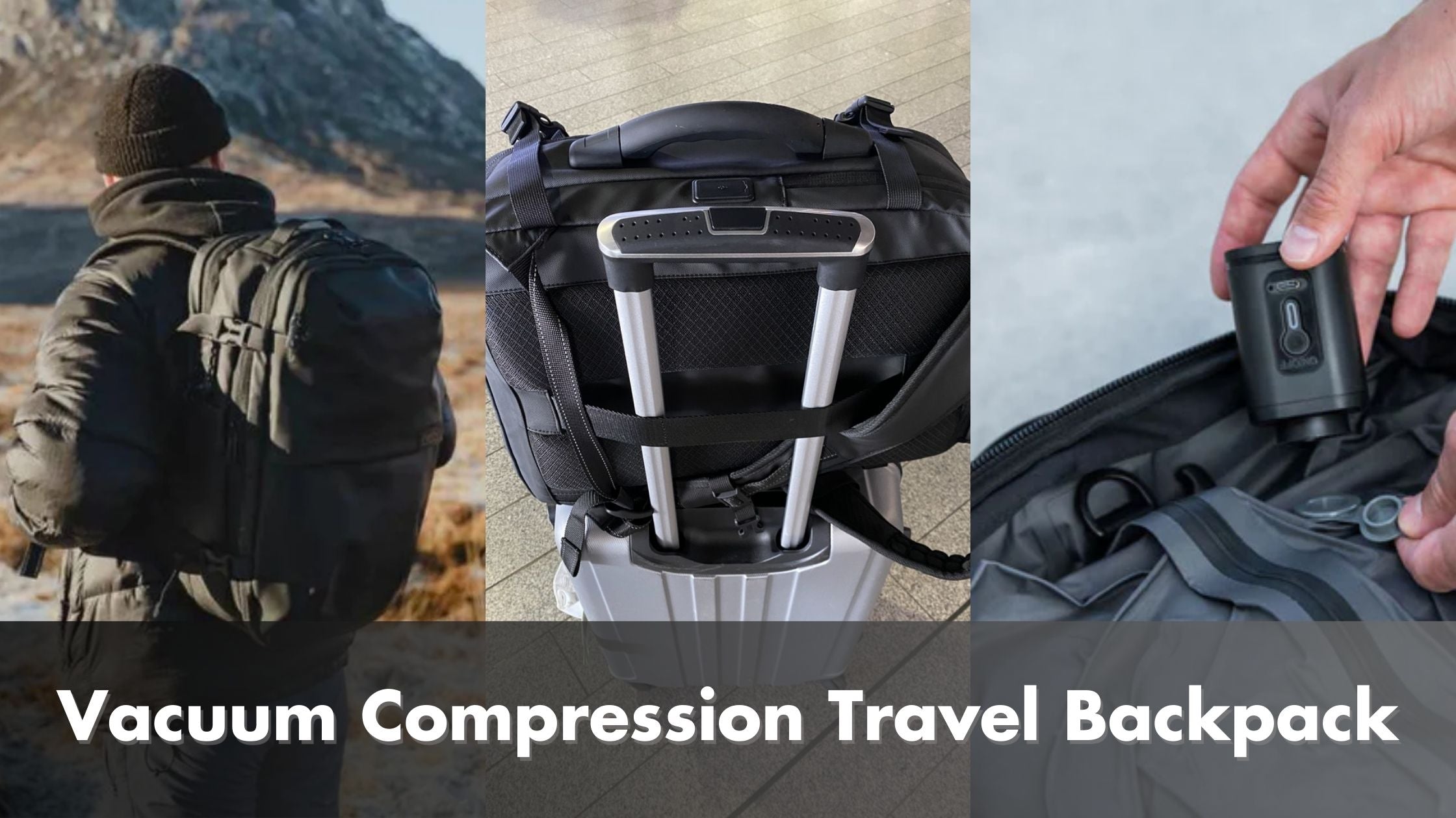 Discover Compression Travel Backpack: 2024 New Packing System