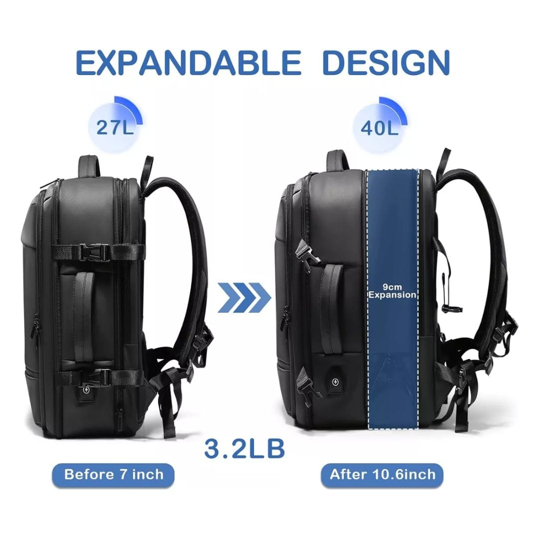 40L Backpack Carry On Black ARCA