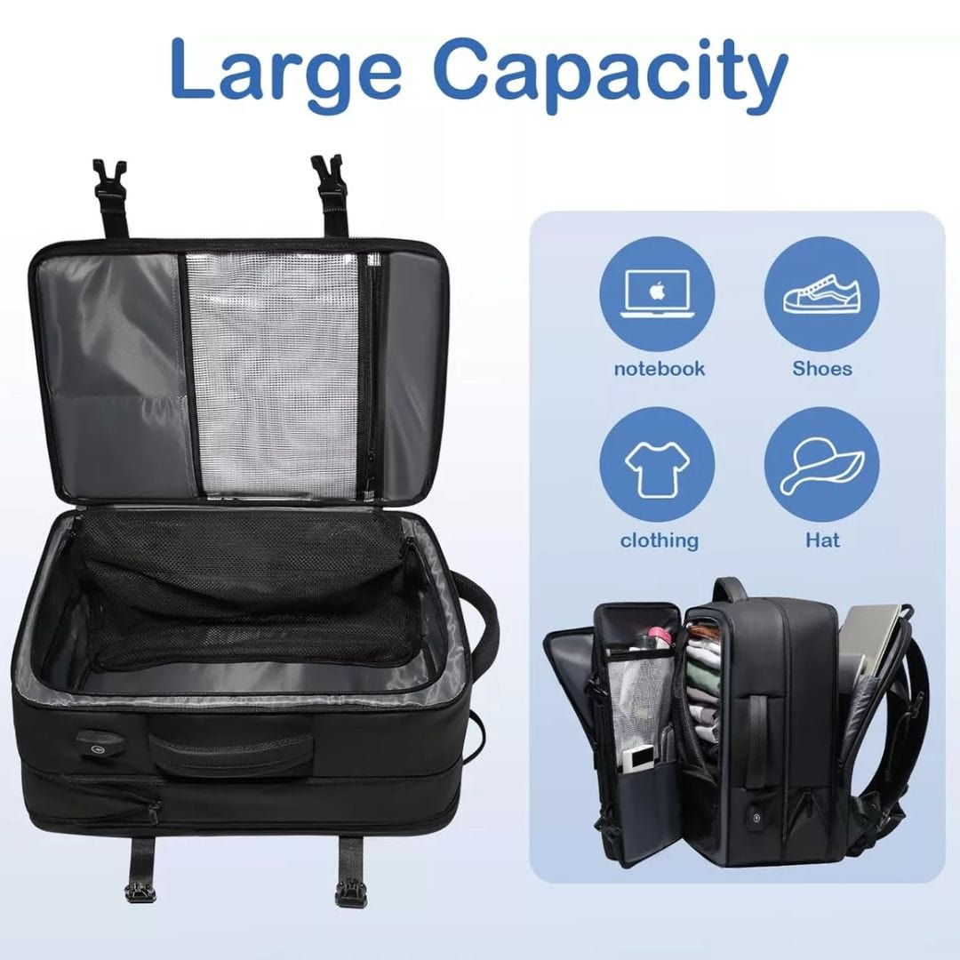 40L Backpack Carry On Black ARCA