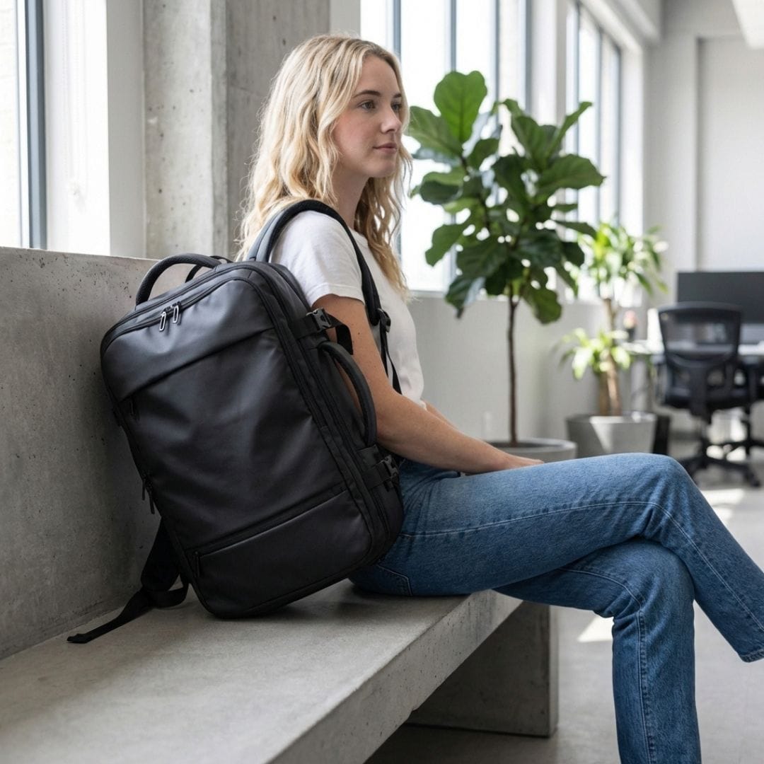 Expandable Travel Backpack 30L–40L | Carry-On for Week-Long Trips