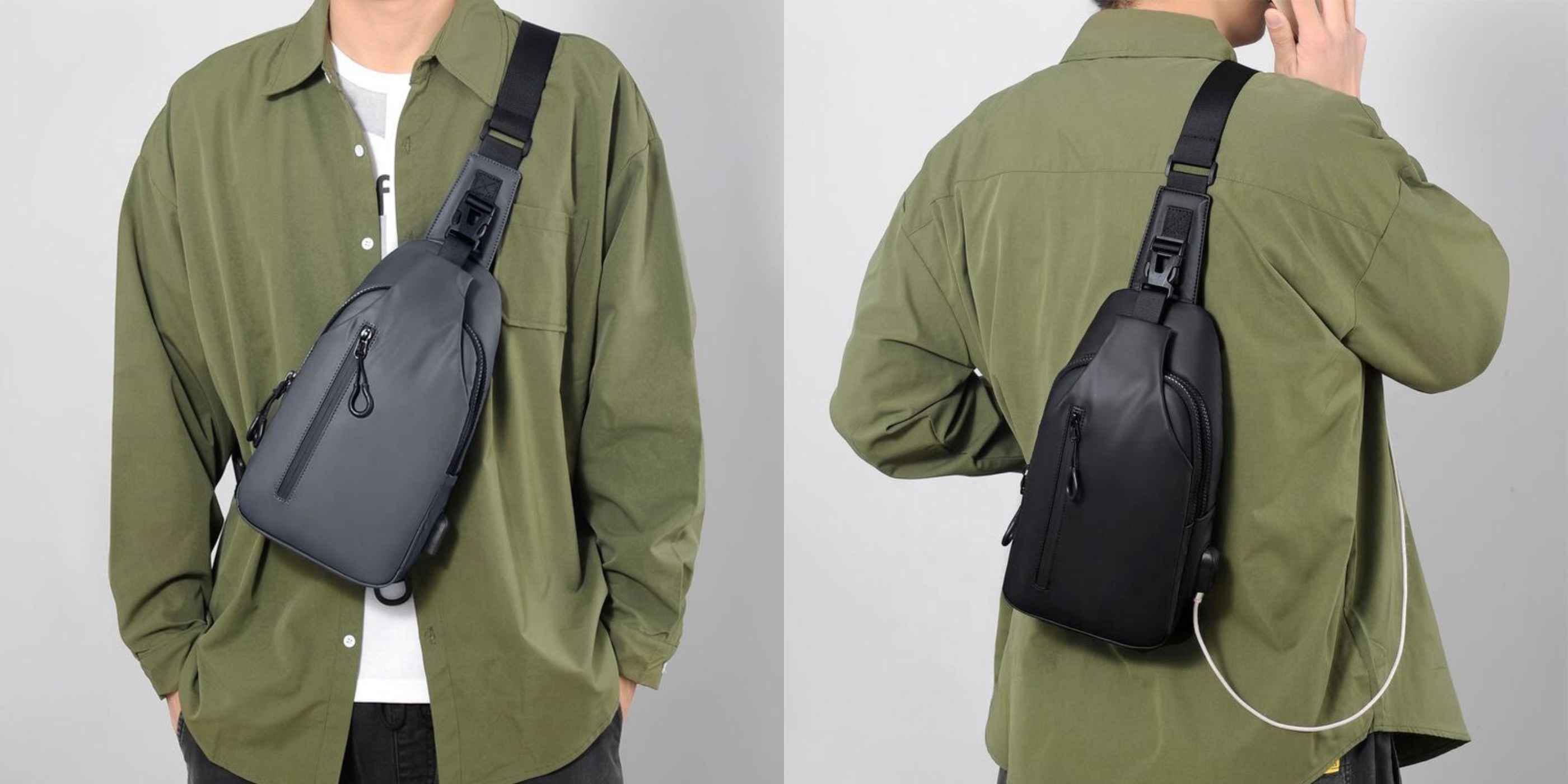 10L Travel Sling Bag | Waterproof Crossbody with Pockets