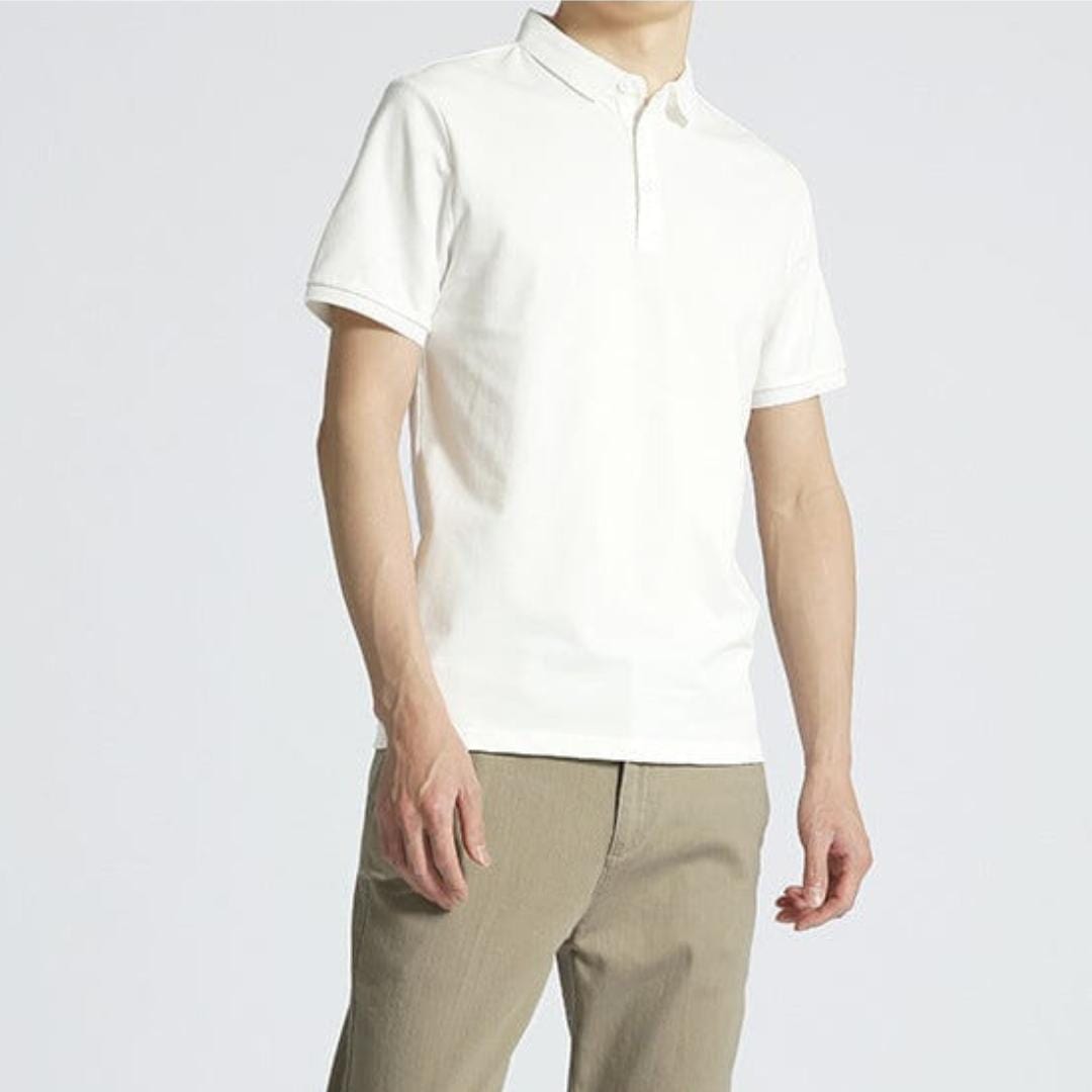 Cotton Polo Shirt White / M ARCA