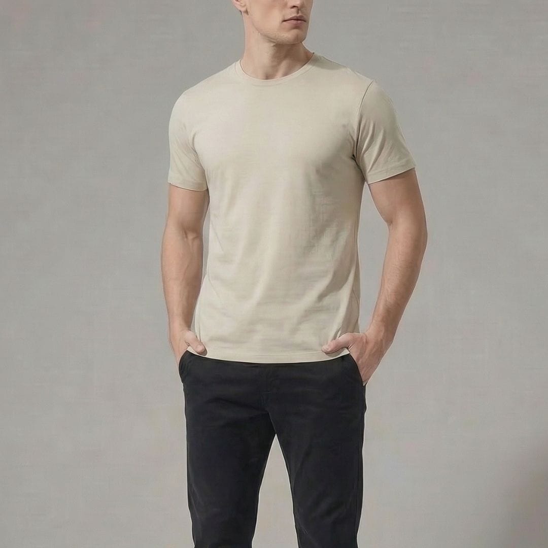 Mercerized Cotton T-Shirt ARCA
