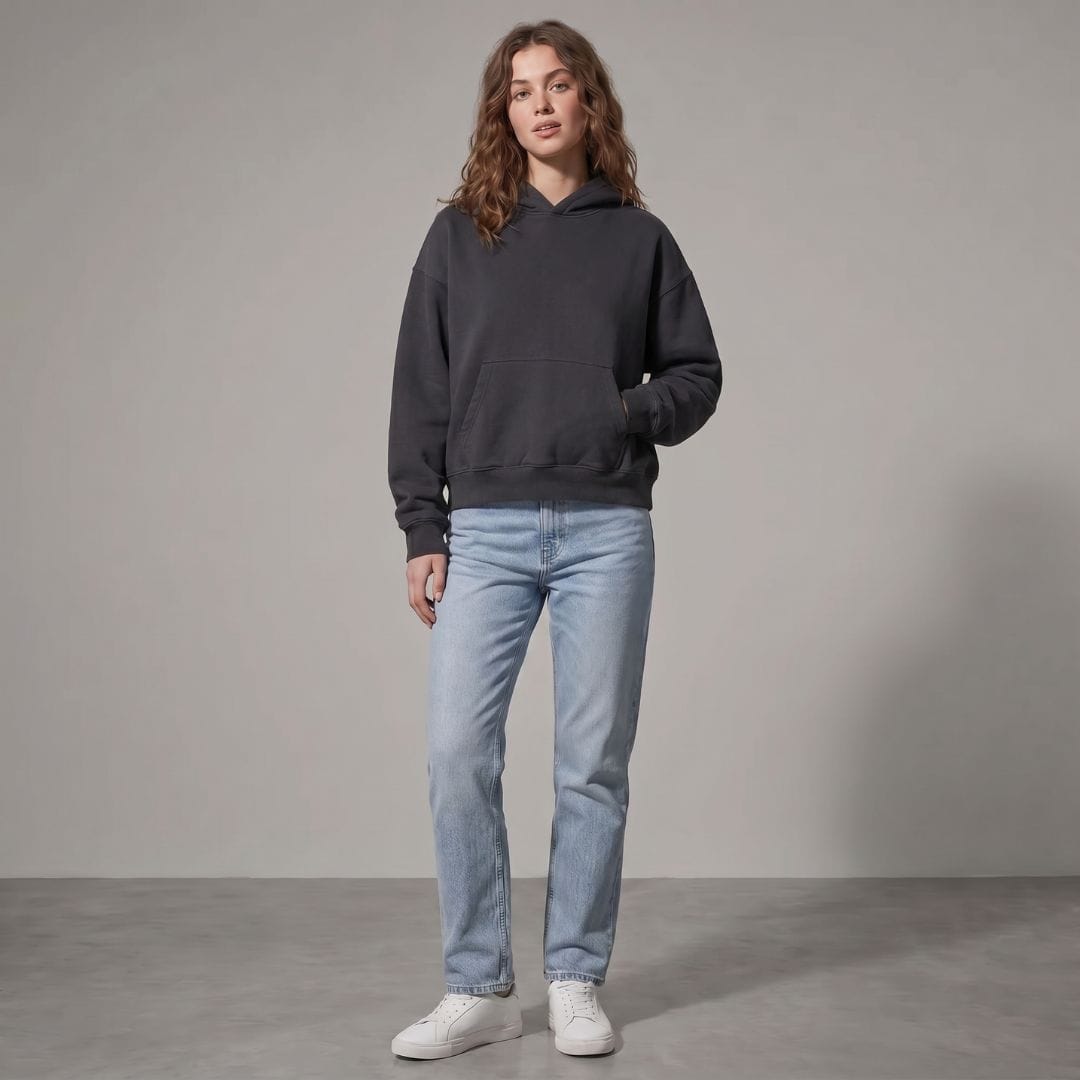 Oversized Cropped Hoodie ARCA