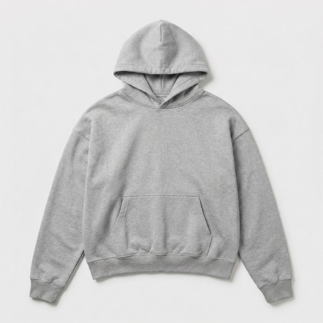 Oversized Cropped Hoodie | Cotton Fleece
