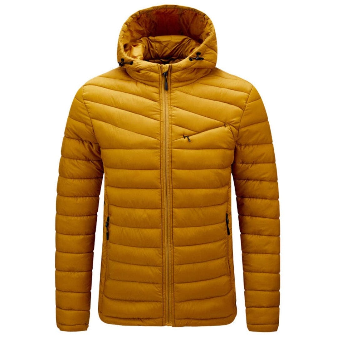 Premium Lightweight Hooded Cotton Jacket Arca Official Clothing Yellow / M