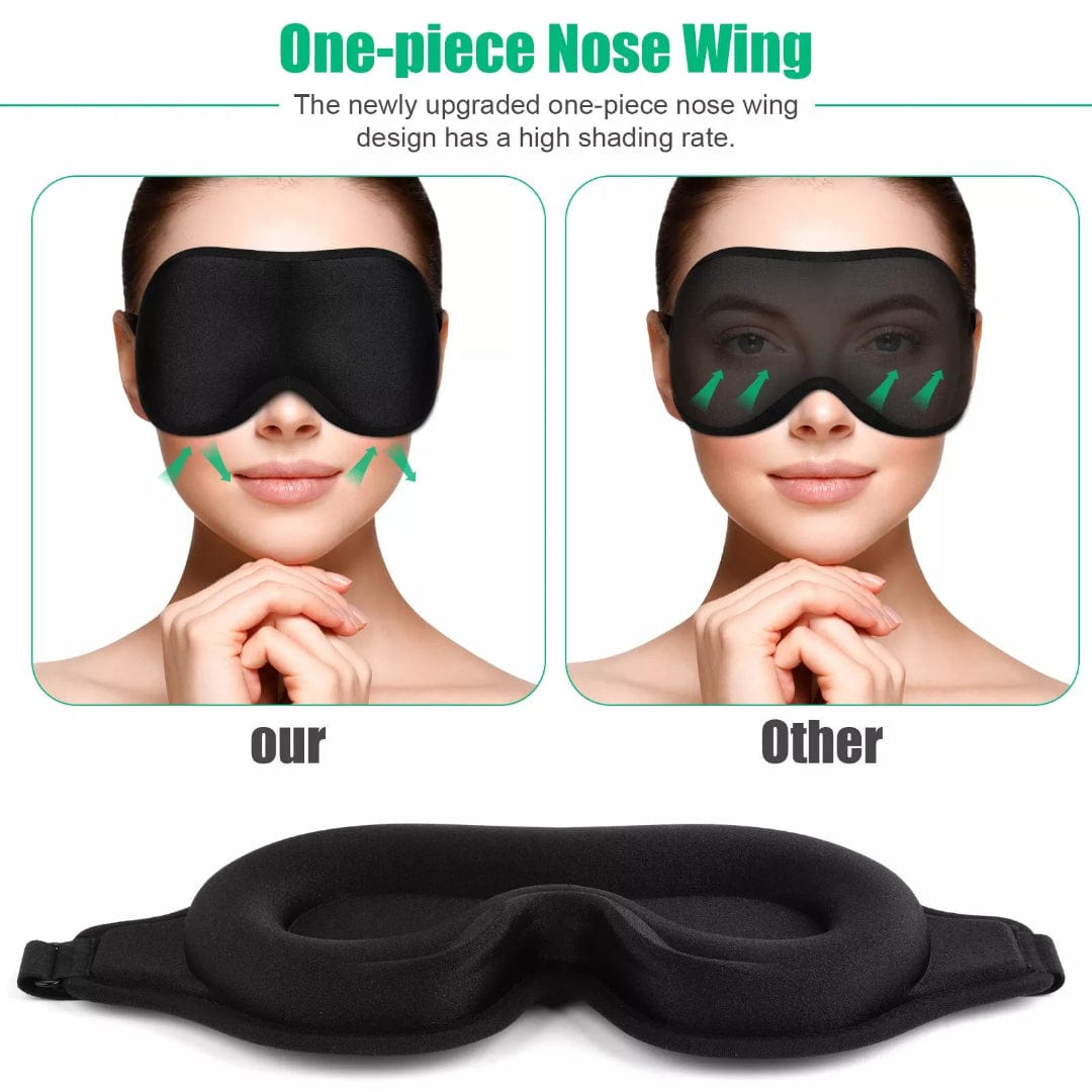 Travel Eye Mask Black ARCA