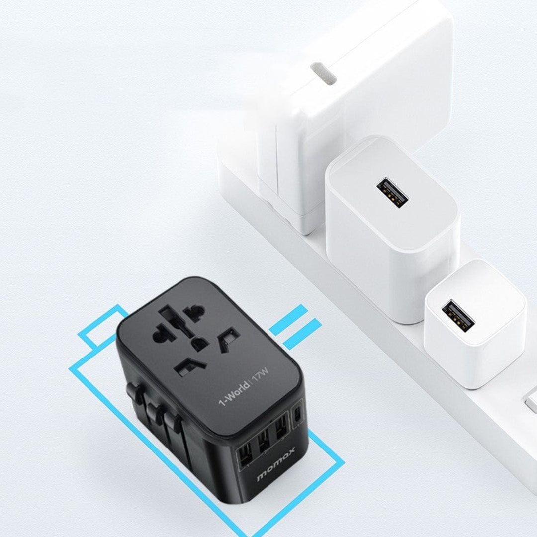 Universal Travel Adapter Plug UA12 / Multi Country Converter / 4 Bit ARCA