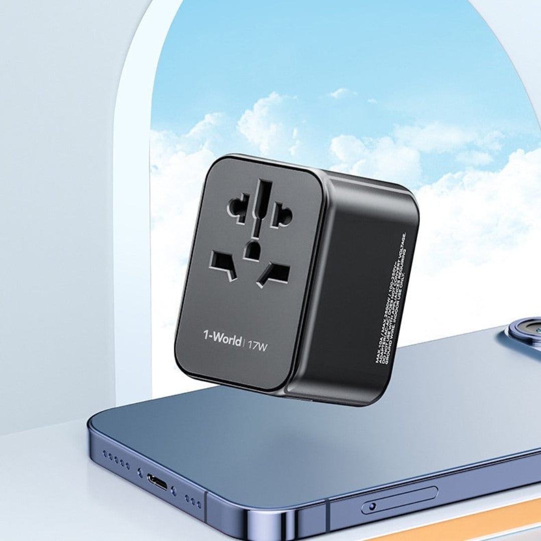Universal Travel Adapter Plug UA12 / Multi Country Converter / 4 Bit ARCA
