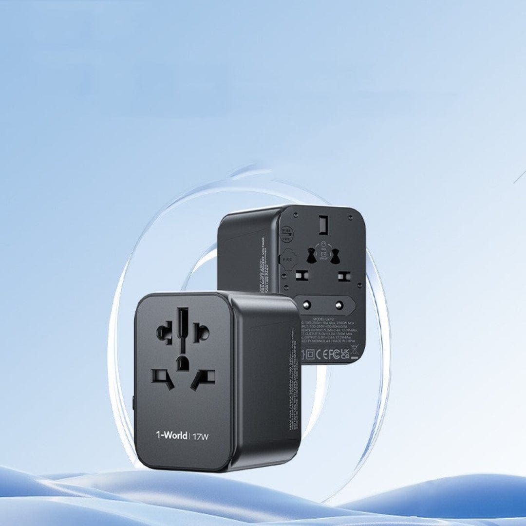 Universal Travel Adapter Plug UA12 / Multi Country Converter / 4 Bit ARCA